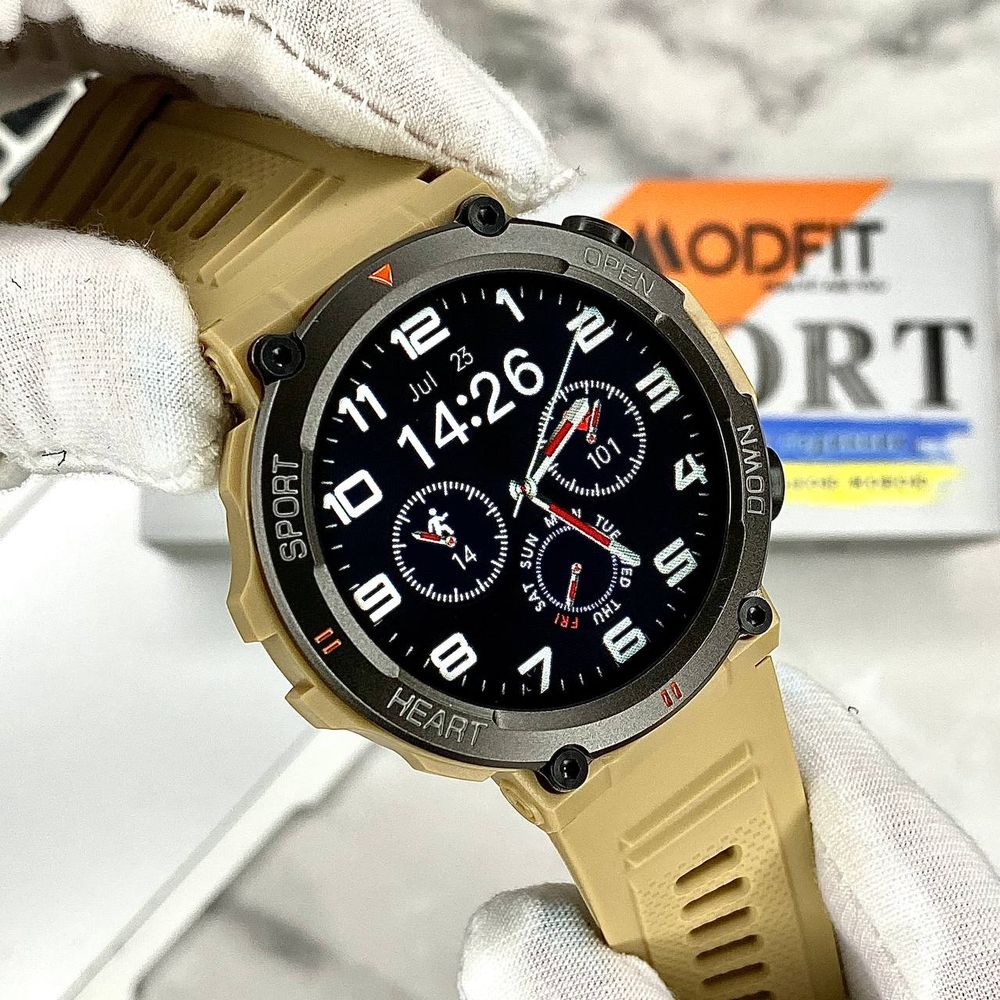 Розумний смарт-годинник Modfit Hunter Army Khaki 46 мм