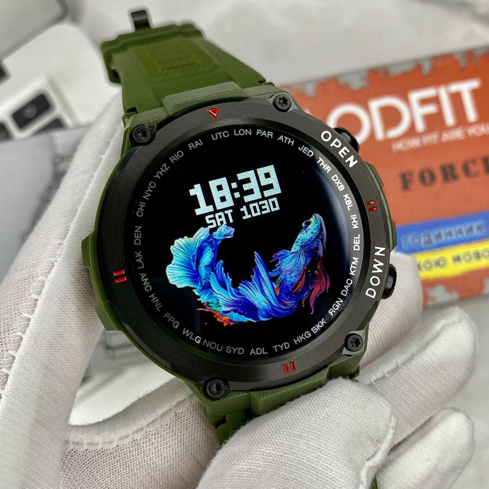 Смарт-годинник Modfit Delta Force Army Green 45 мм