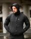 Мужской черный костюм Softshell на флисе - теплый осень зима