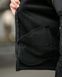Мужской черный костюм Softshell на флисе - теплый осень зима