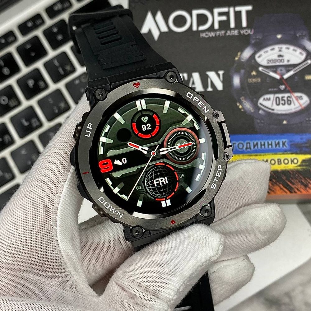 Смарт-часы Modfit Titan All Black  46 мм