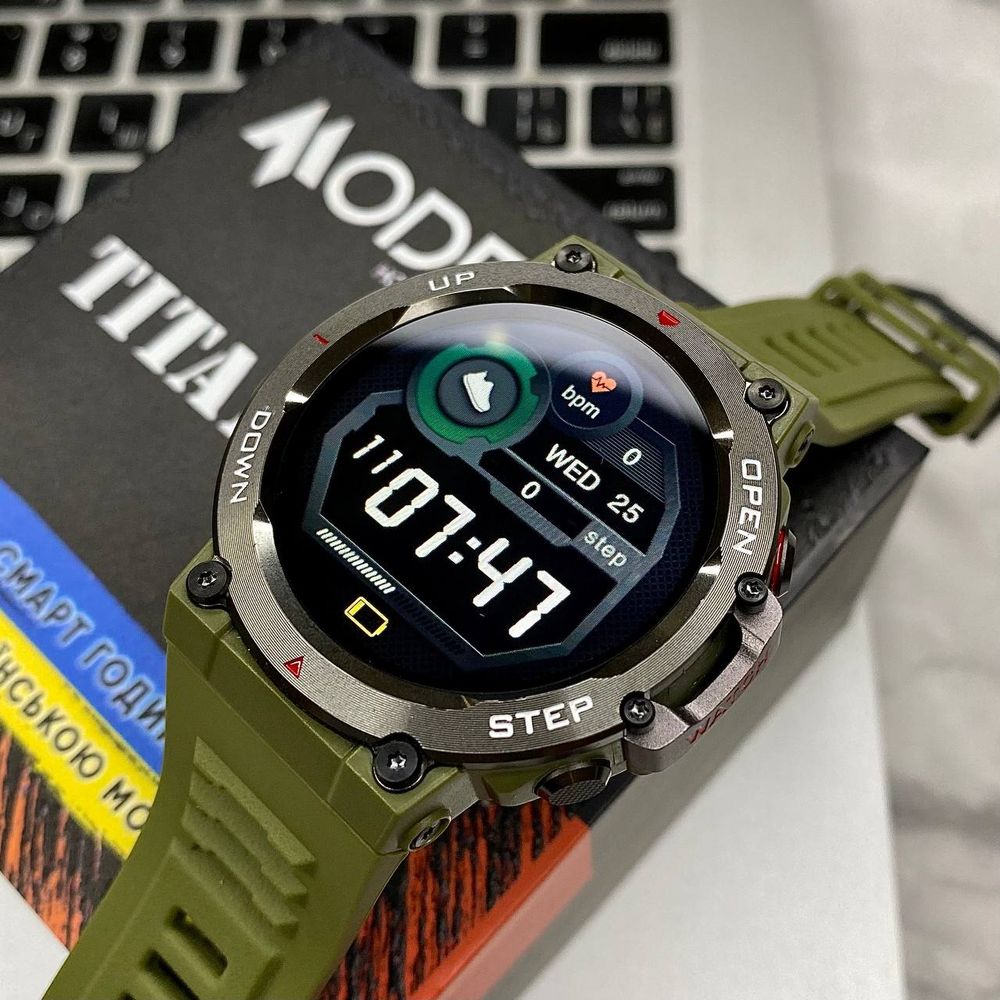 Смарт-годинник Modfit Titan Army Green 46 мм