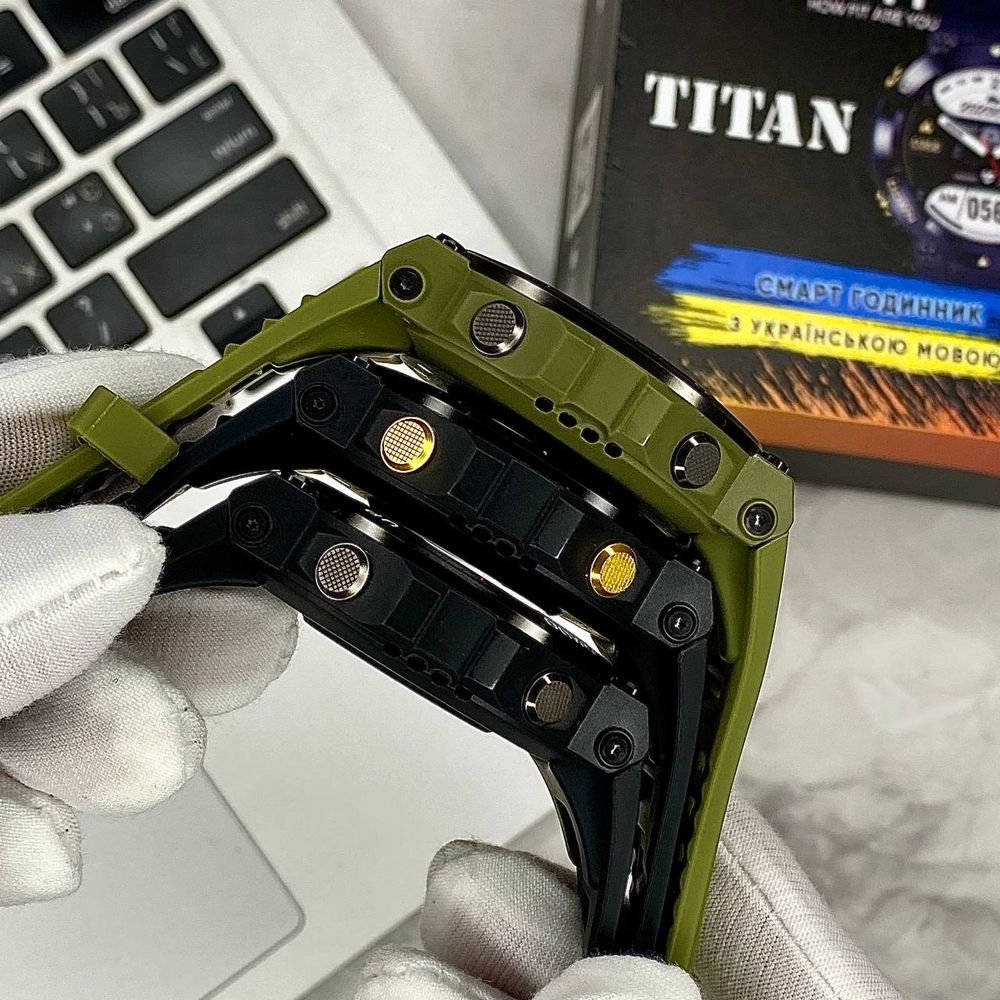 Смарт-годинник Modfit Titan Army Green 46 мм