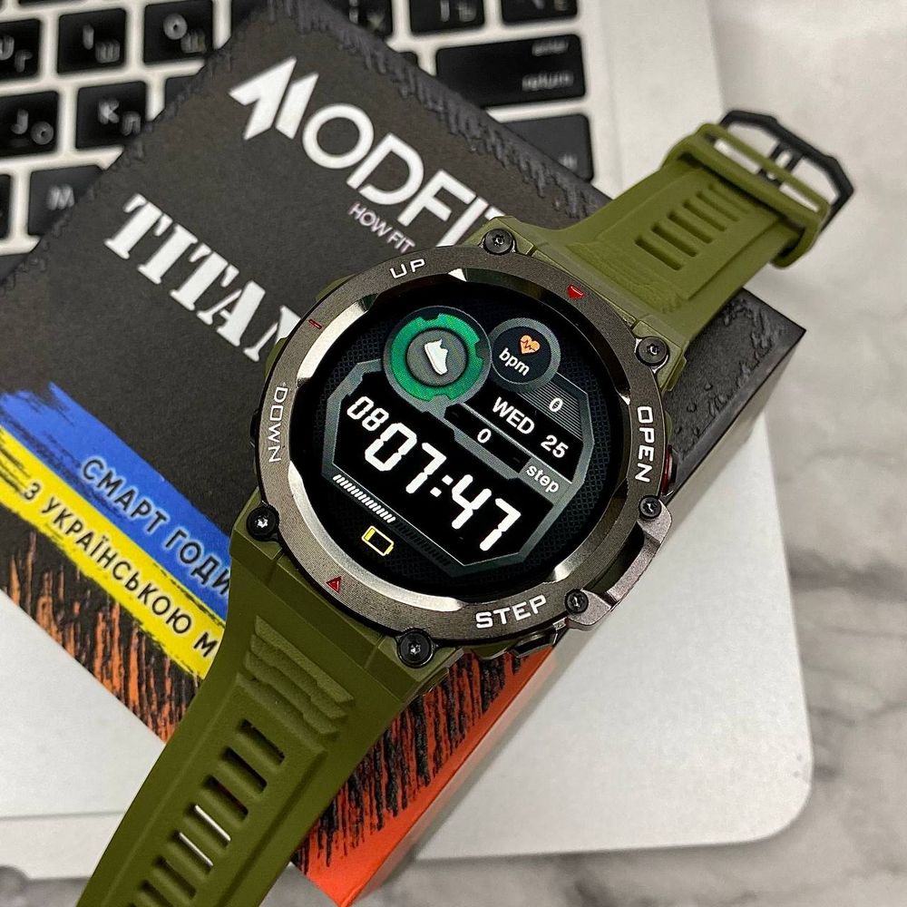 Смарт-годинник Modfit Titan Army Green 46 мм