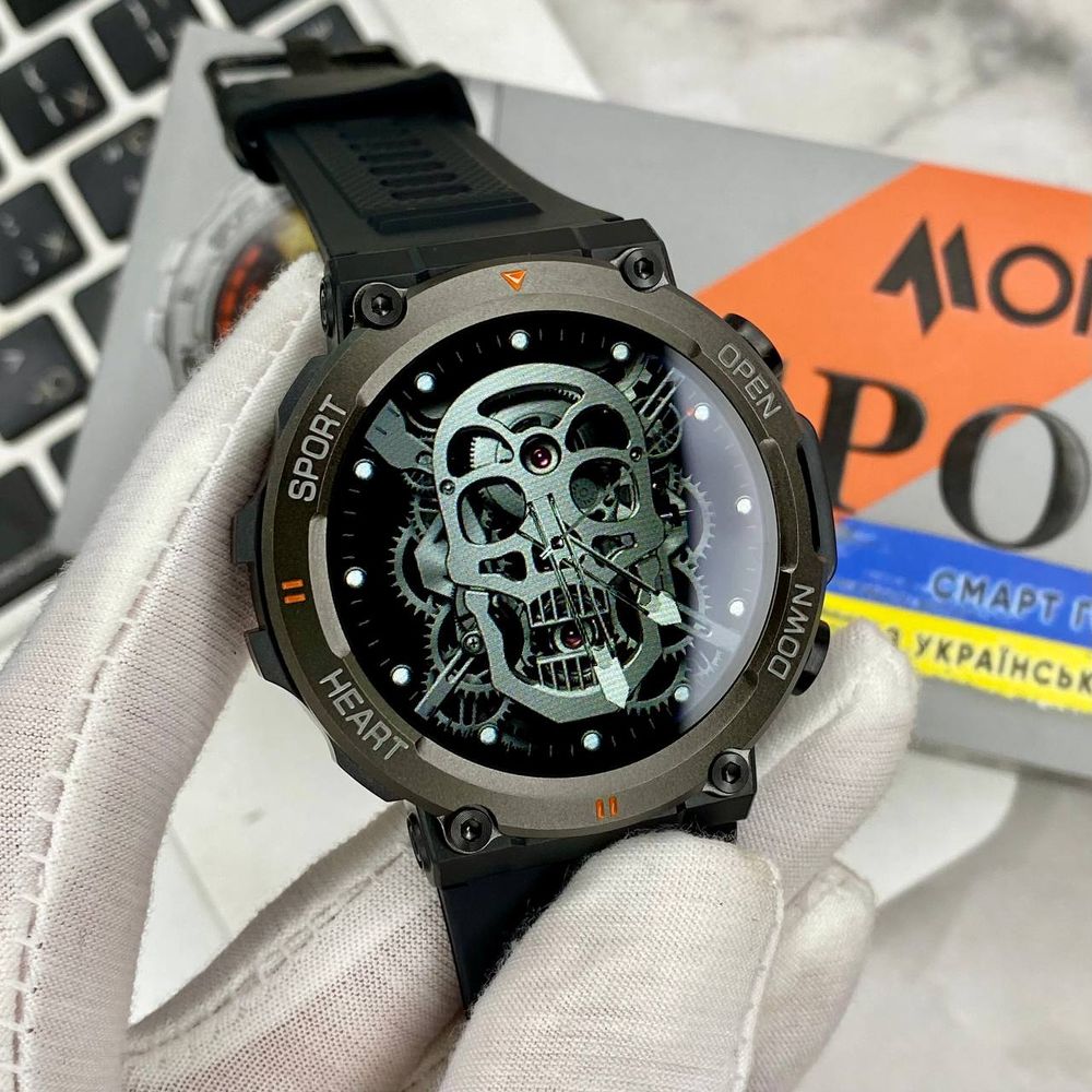 Смарт-годинник Modfit Hunter All Black 46 мм