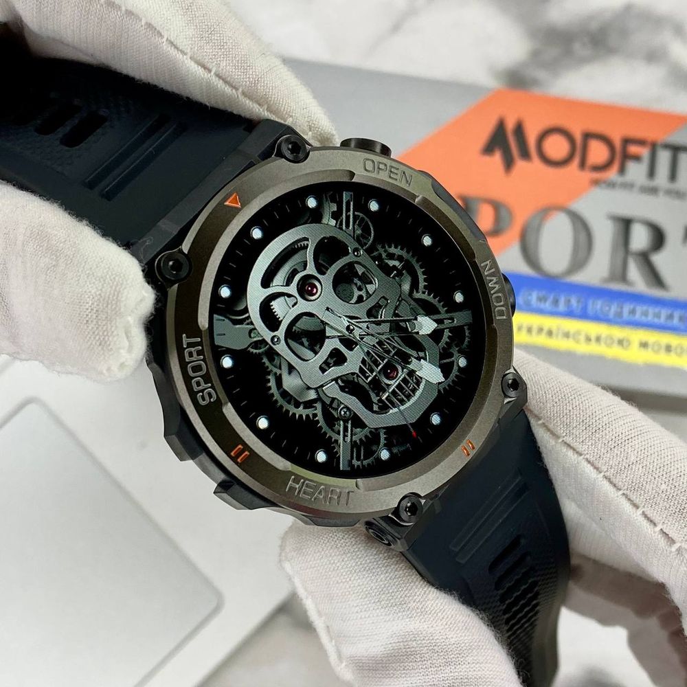 Смарт-годинник Modfit Hunter All Black 46 мм